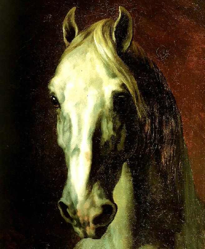 charles emile callande tete de cheval blanc oil painting image